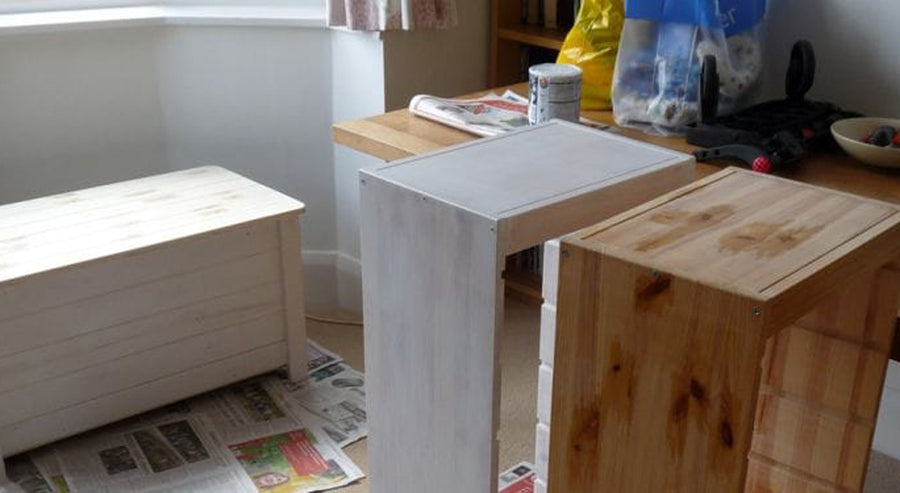 Painting wooden furniture