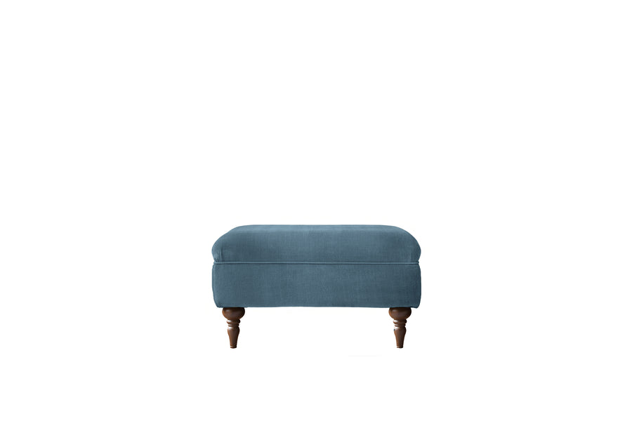 Florence | Storage Stool | Alhambra Coastal Blue