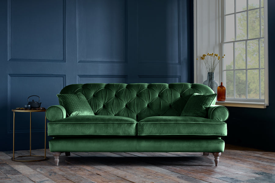 Mia | 3 Seater Sofa | Opulence Emerald