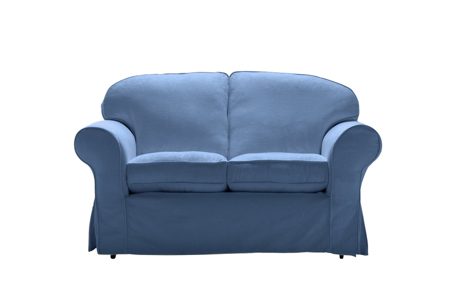 Madrid | 2 Seater Extra Loose Cover | Capri Blue