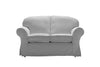 Madrid | 2 Seater Extra Loose Cover | Capri Light Grey