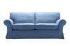 Newport | 3 Seater Extra Loose Cover | Capri Blue