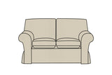 Newport | 2 Seater Extra Loose Cover | Miami Pewter