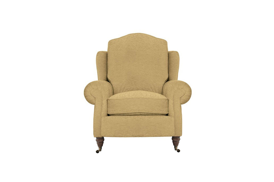 Blenheim | Highback Chair | Brecon Plain Biscuit
