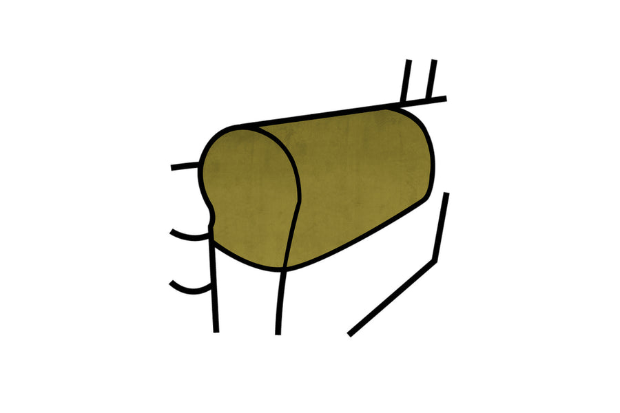 Elgar | Armcaps (pair) | Opulence Olive Green