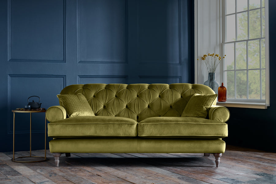 Mia | 3 Seater Sofa | Opulence Olive Green