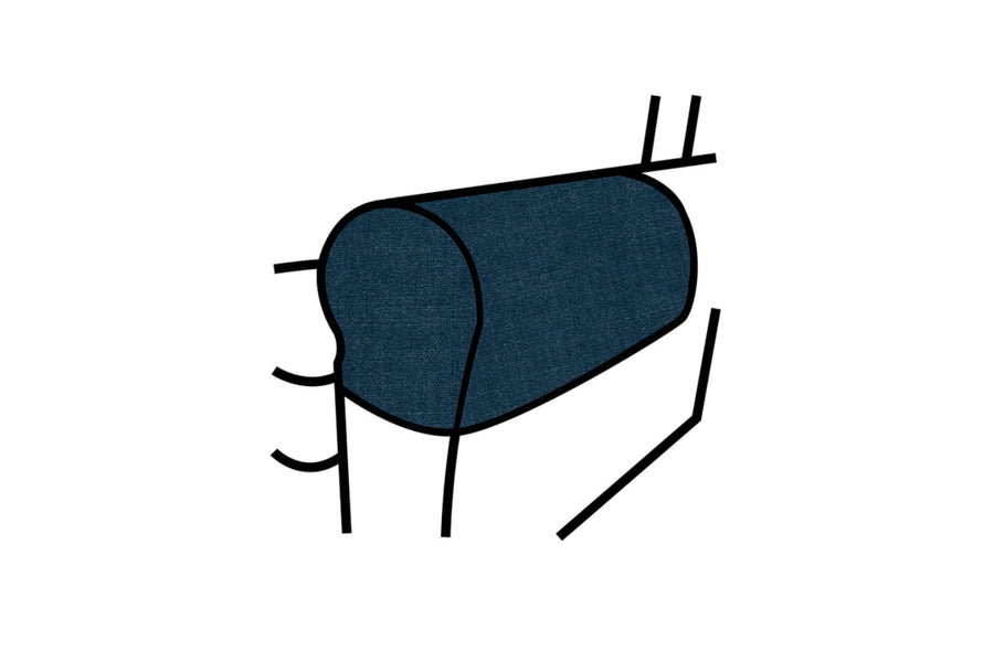 Agatha | Armcaps (pair) | Alhambra Peacock