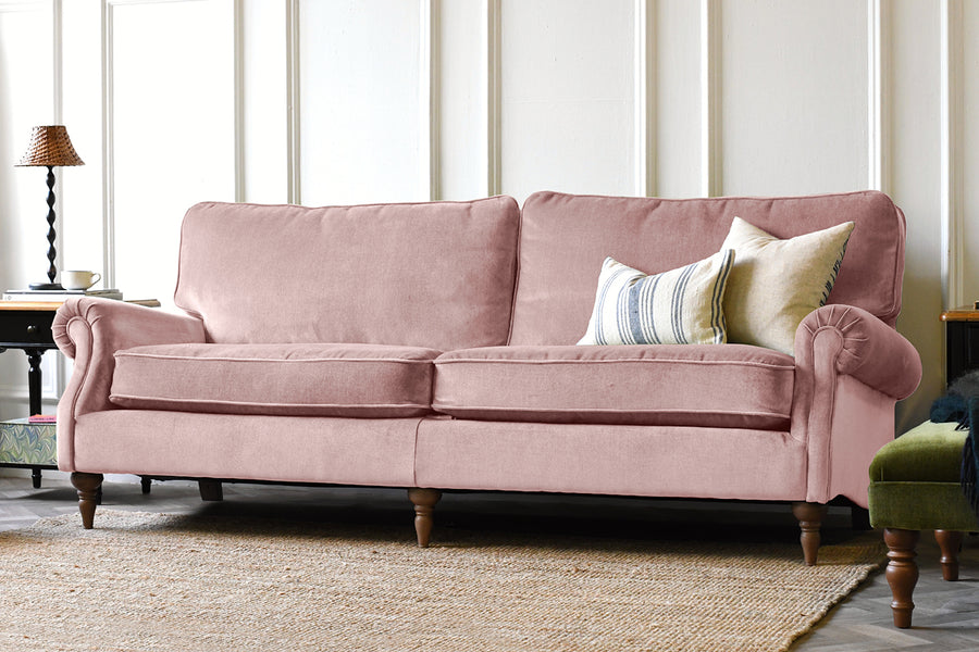 Harper | 4 Seater Sofa | Manolo Dusky Pink