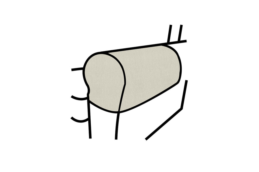 Agatha | Armcaps (pair) | Willow Hessian