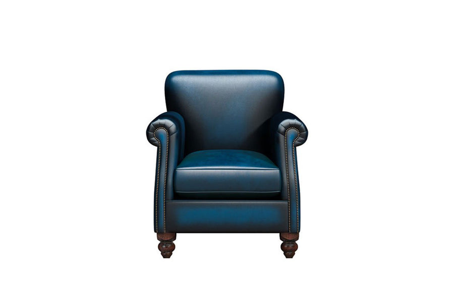 Victoria  | Albert Armchair | Antique Blue