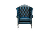 Victoria | Canterbury Highback Chair | Antique Blue