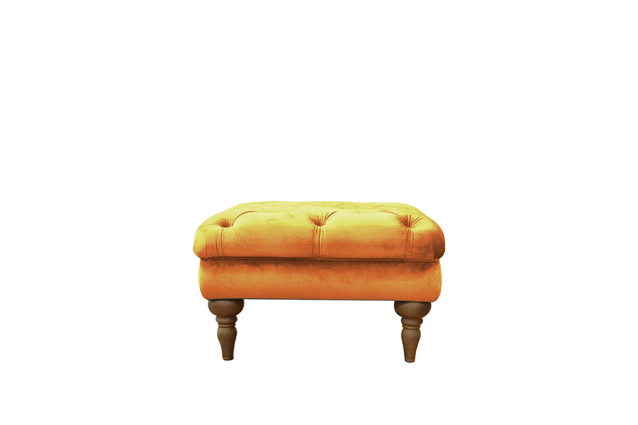 Mia | Footstool | Opulence Saffron