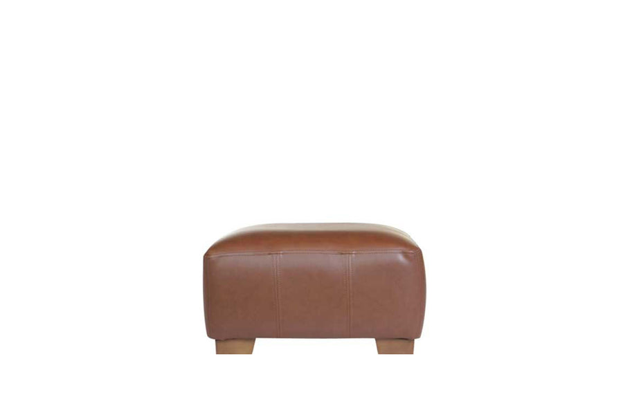 Amelia | Footstool | Softgrain Tan